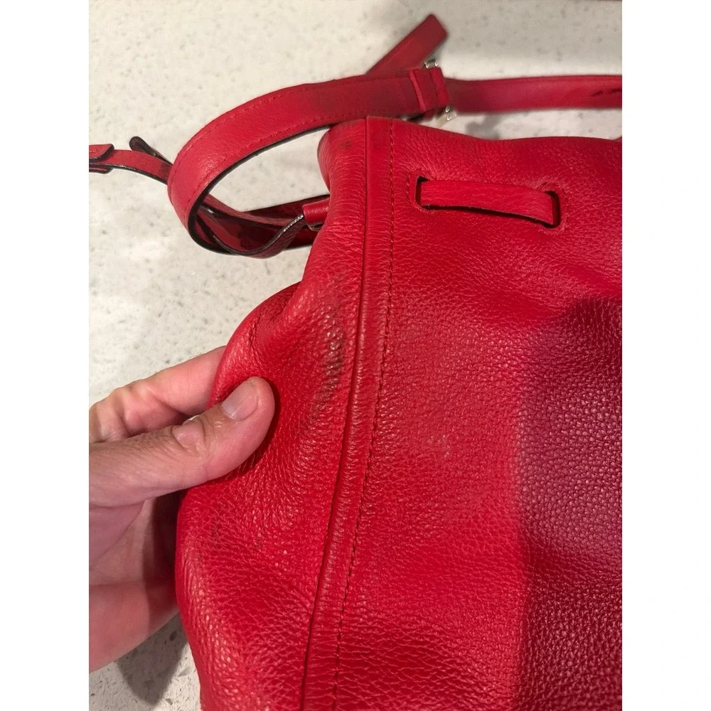 Kate Spade Highland Place Katie Bucket Crossbody red WKRU2915 (220